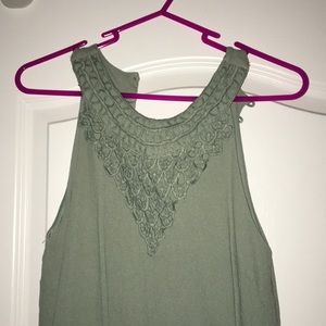 olive green dress